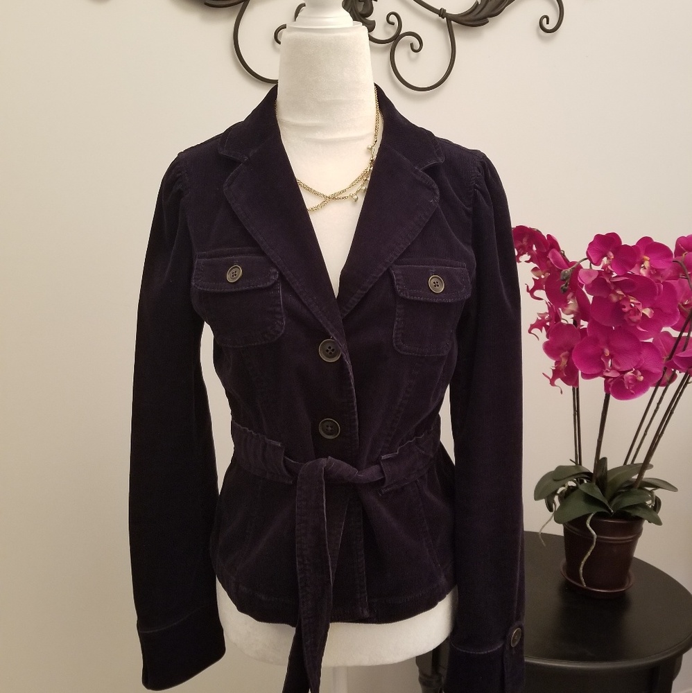 Loft Blue Corduroy Jacket
